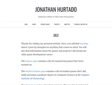 Tablet Screenshot of jonhurtado.com